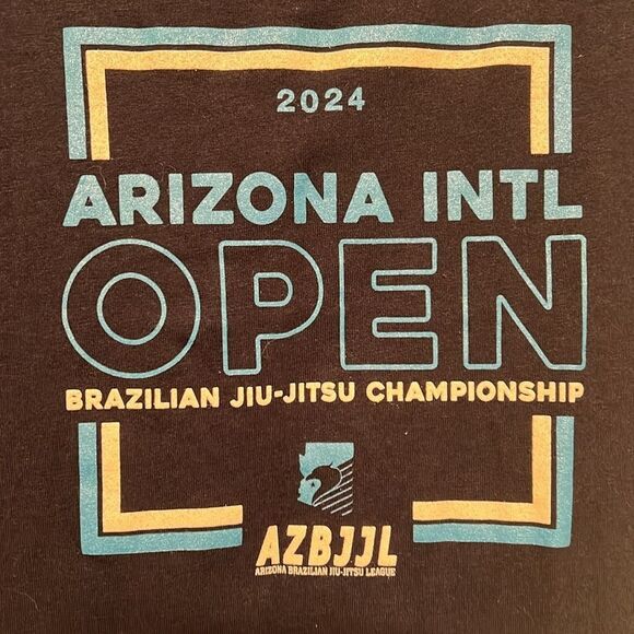 Arizona International Open Brazilian Jiu Jitsu Championship Tee M - Picture 2 of 5